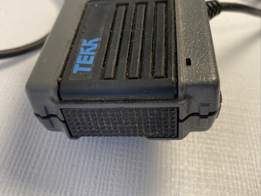 Tekk VHF Transceiver Gray PCI-150A & PTT Attachment (Function Unknown) Untested