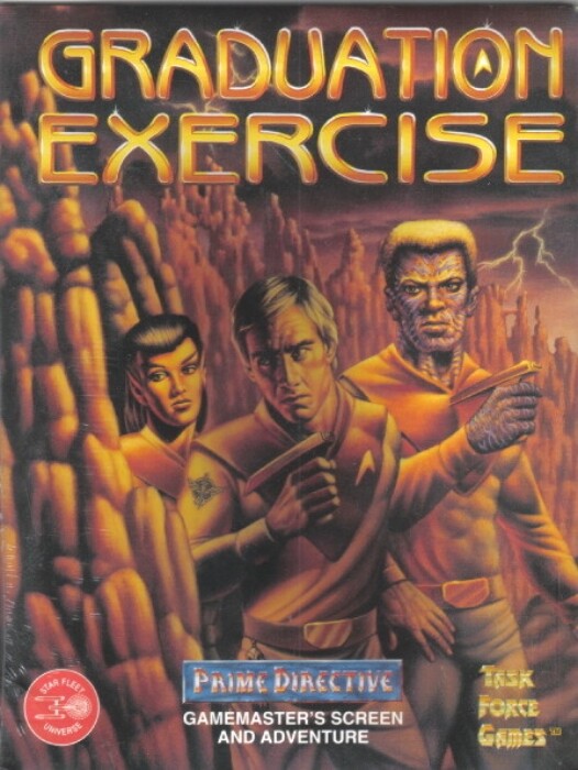 Prime Directive RPG Graduation Exercise Adventure 1993 Task Force Games SEALED