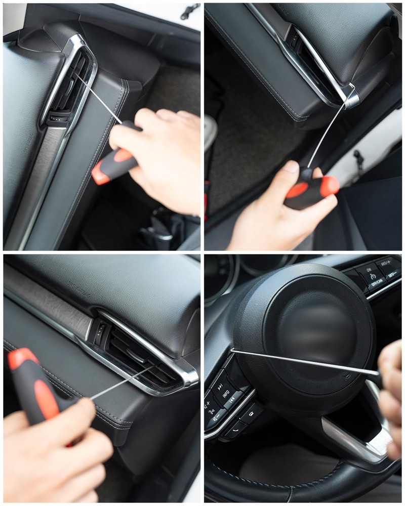 ROTATION 2-Piece Instrument Cluster Removal Tool – Dashboard Pulling Hooks...