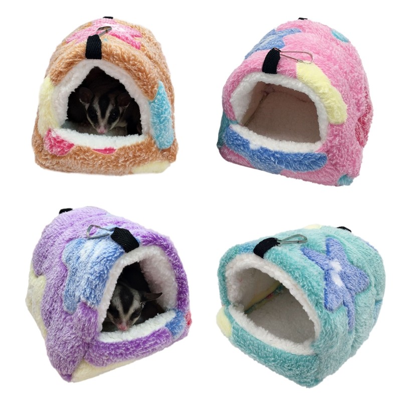 Multipurpose Small Pet Cage Hammock Sleeping Tent Bed Hanging for Cold Winter
