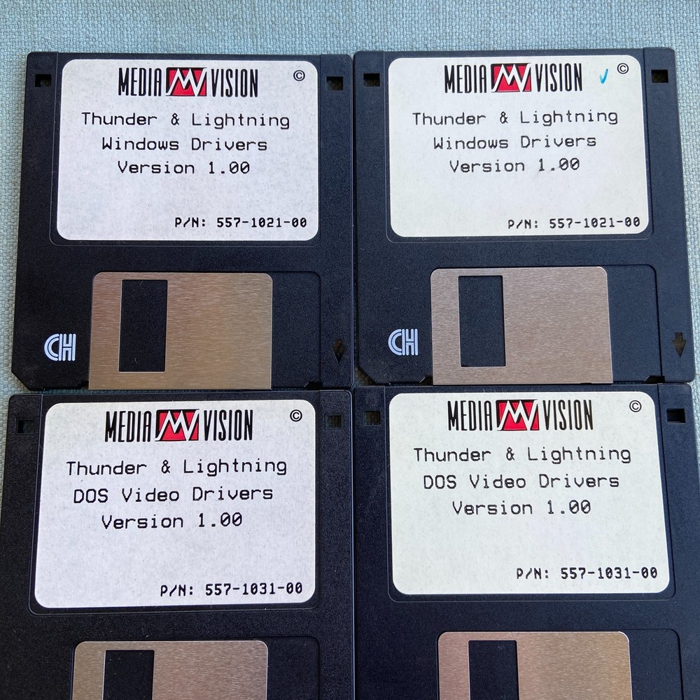 Computer Software Media Vision Sound Forge Thunder Lightning Driver Windows DOS