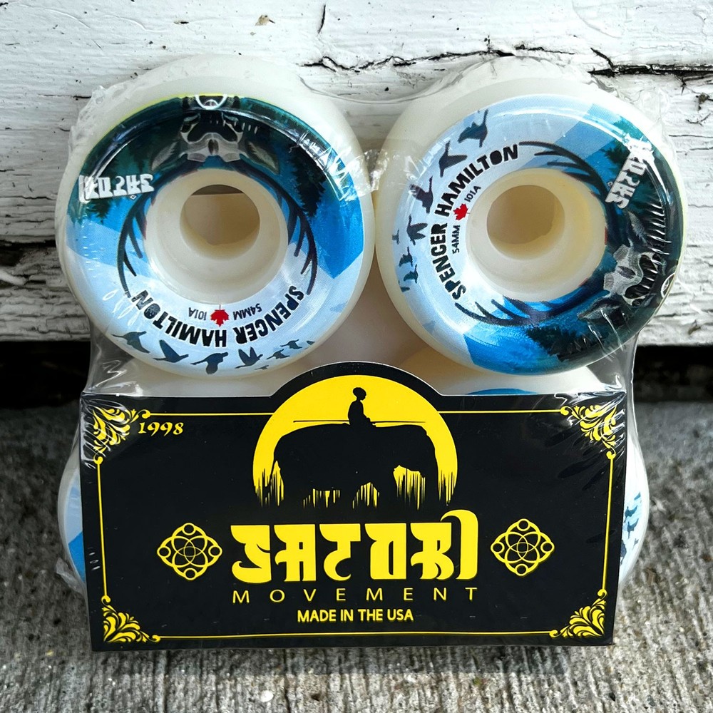 Satori Skateboard Wheels 54mm Spencer Hamilton Canada Conical 101A