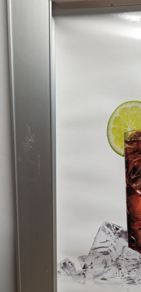 2011 Absolute Vodka Metal Framed Advertising Sign
