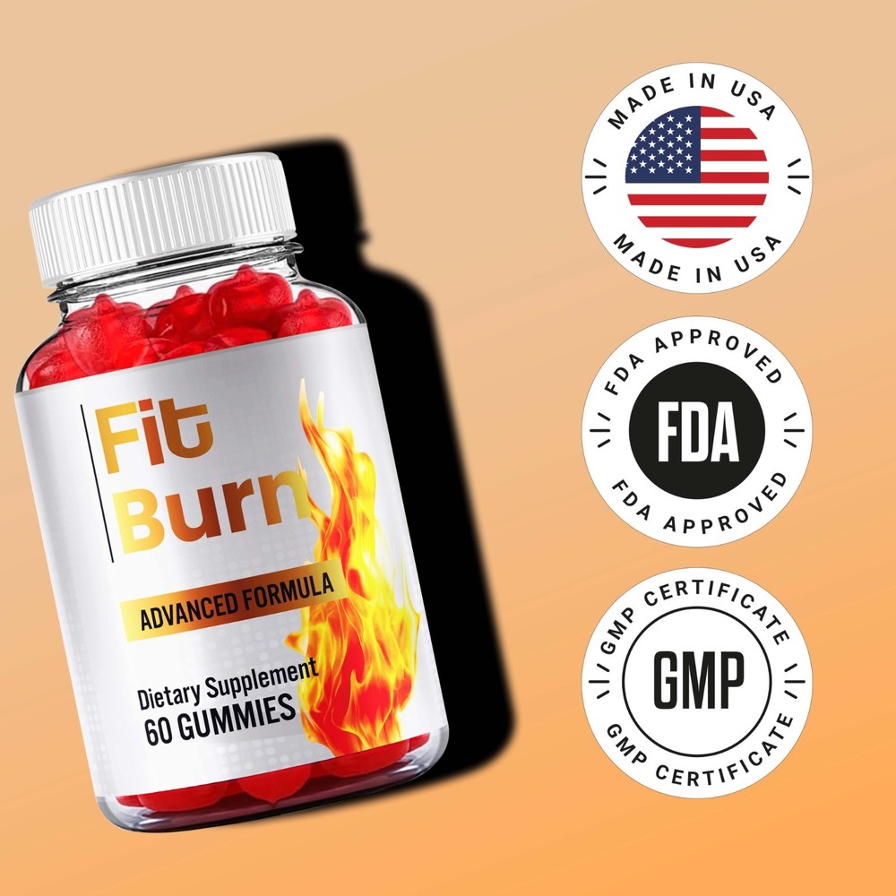 (3 Pack) Fit Burn Gummies - Advanced FitBurn Formula for Weight Loss Support