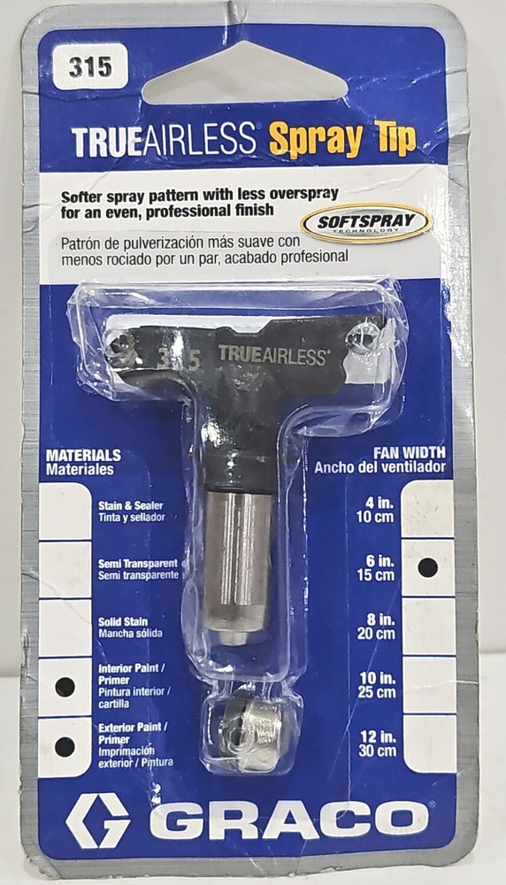 Graco Trueairless 315 Spray Tip
