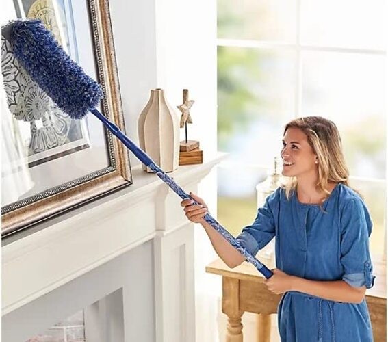 6-Piece Easy Reach Microfiber Duster Set () Eggplant