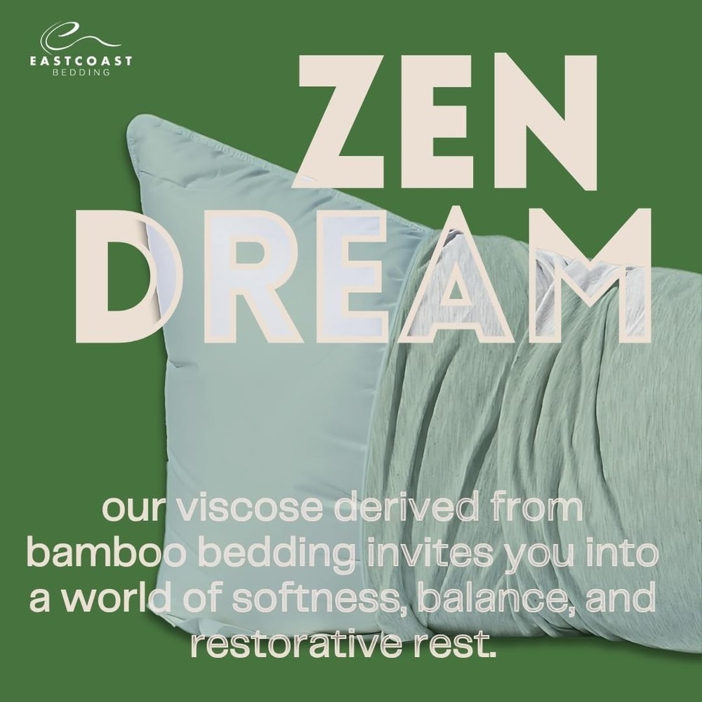 East Coast Bedding Zen Dream Bamboo Zippered Body Pillow Protector