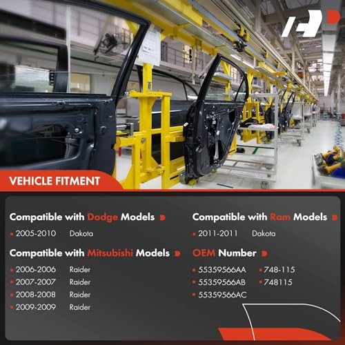 Power Window Regulator with Motor Compatible with Dodge Front Passenger (RH)