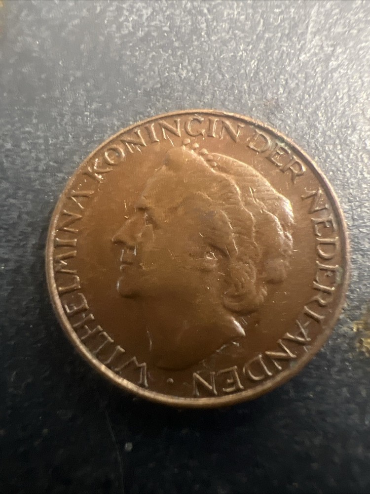 1948 NETHERLANDS 1 CENT COIN