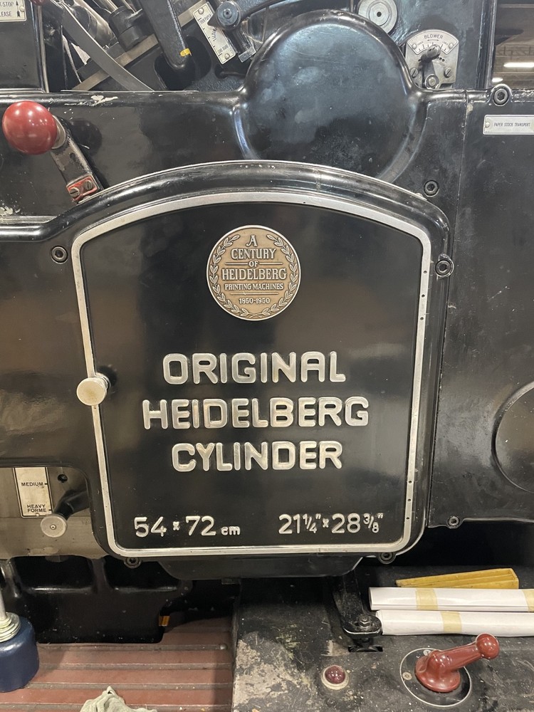 Heidelberg cylinder die cutter