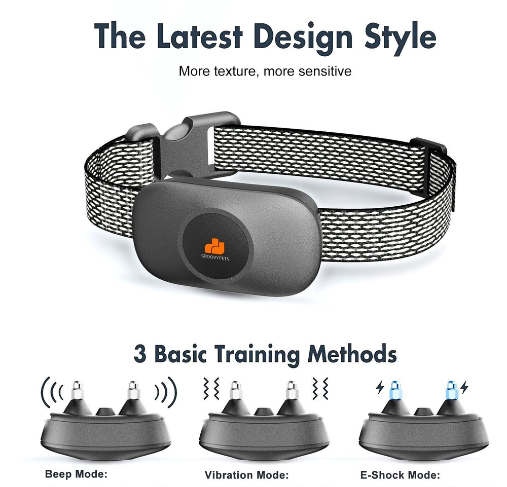 550 YD Remote Dog Training Shock Collar Waterproof for Small Medium Large Dogs