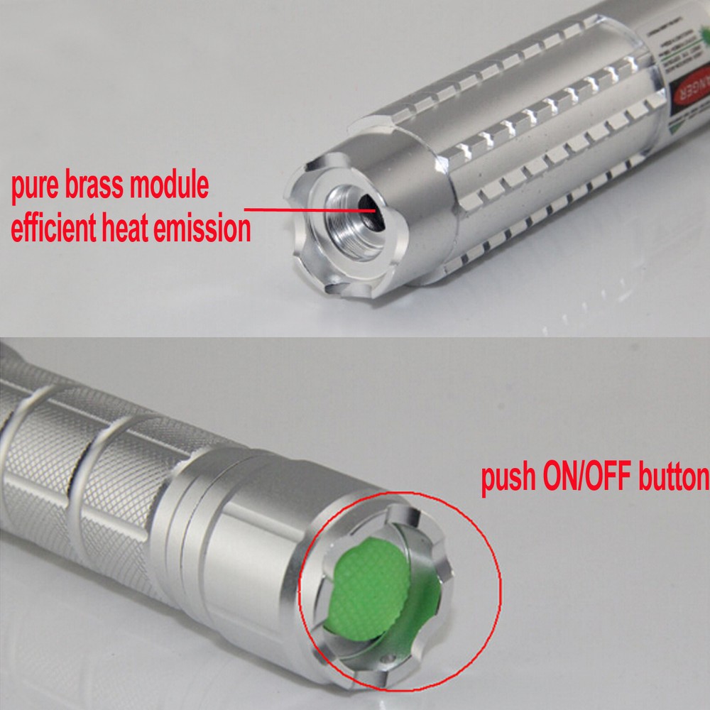 Halberd Head Green Laser Pointer Teaching-aid Laser Pen Laser Flashlight Torch