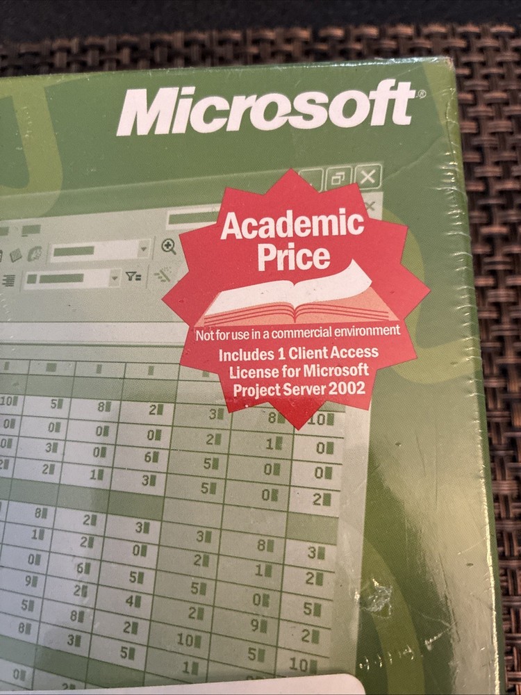Microsoft Project Standard 2002 - Complete Package - 1 Client - Std - Sealed