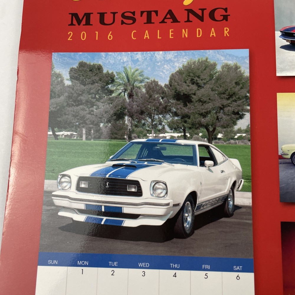 VINTAGE MUSTANGS - 2016 Wall Calendar