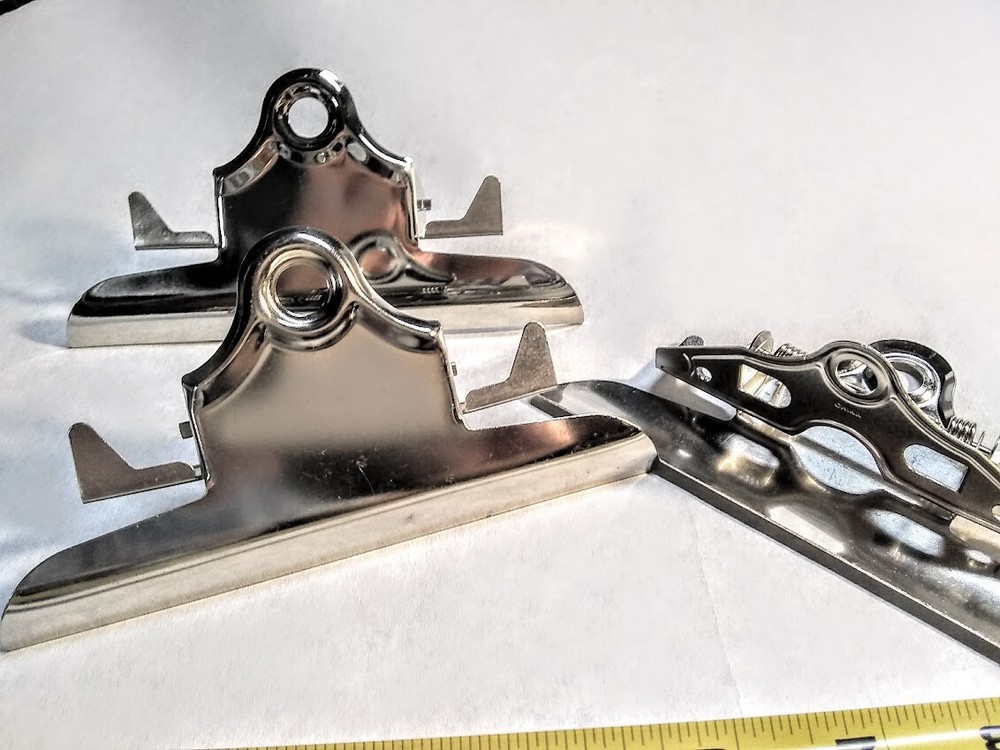 Large Clipboard Clips PACK of 3  some blem on surface