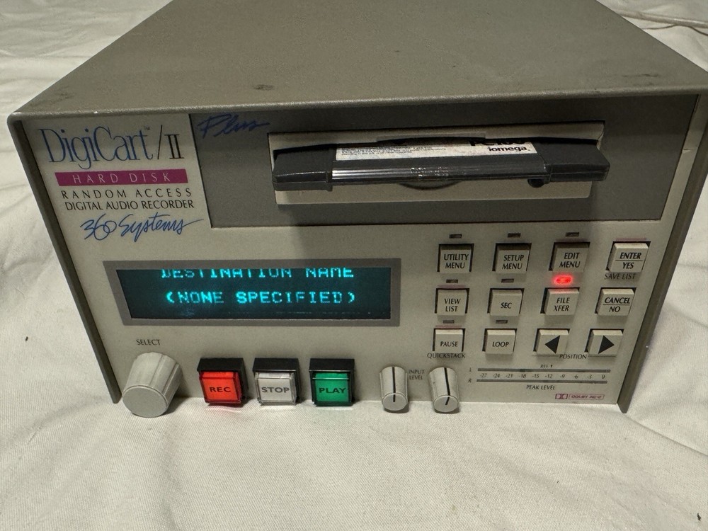 360 SYSTEM DIGICART/II DIGITAL AUDIO RECORDER COMPLETE