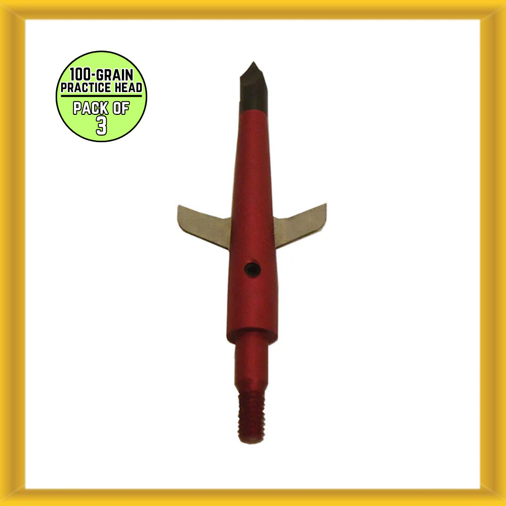 Swhacker #221 2-Blade 2" Cutting Diameter 100-Grain Practice Head (3 PACK) NEW