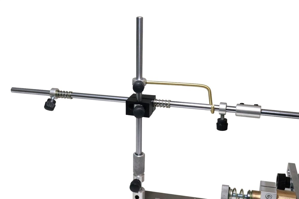 Knife sharpener system with KosiM swivel mechanism
