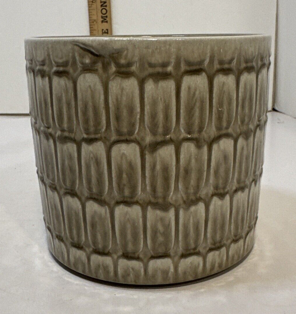 Vintage Scheurich Patterned Pottery Planter Germany 878-12