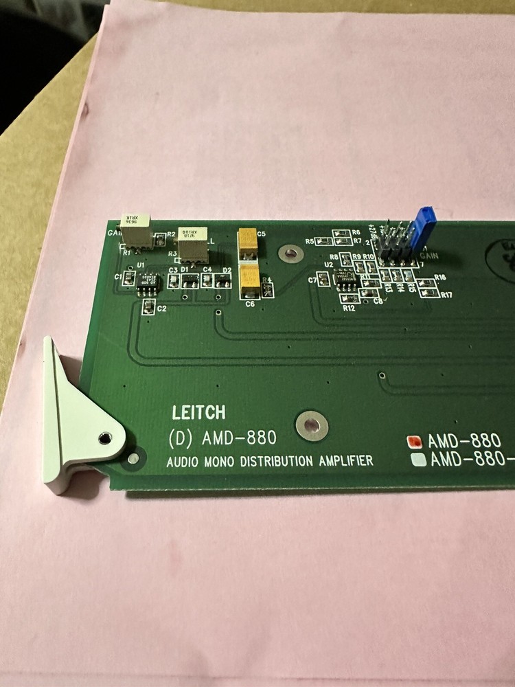 Leitch AMD-880 Lo Z Mono Audio Distribution Amplifier