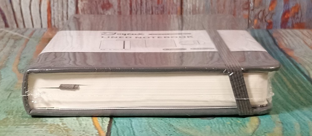 Joyeux Lined Notebook - 360 Pages - GRAY - 5.7inX8in - NEW