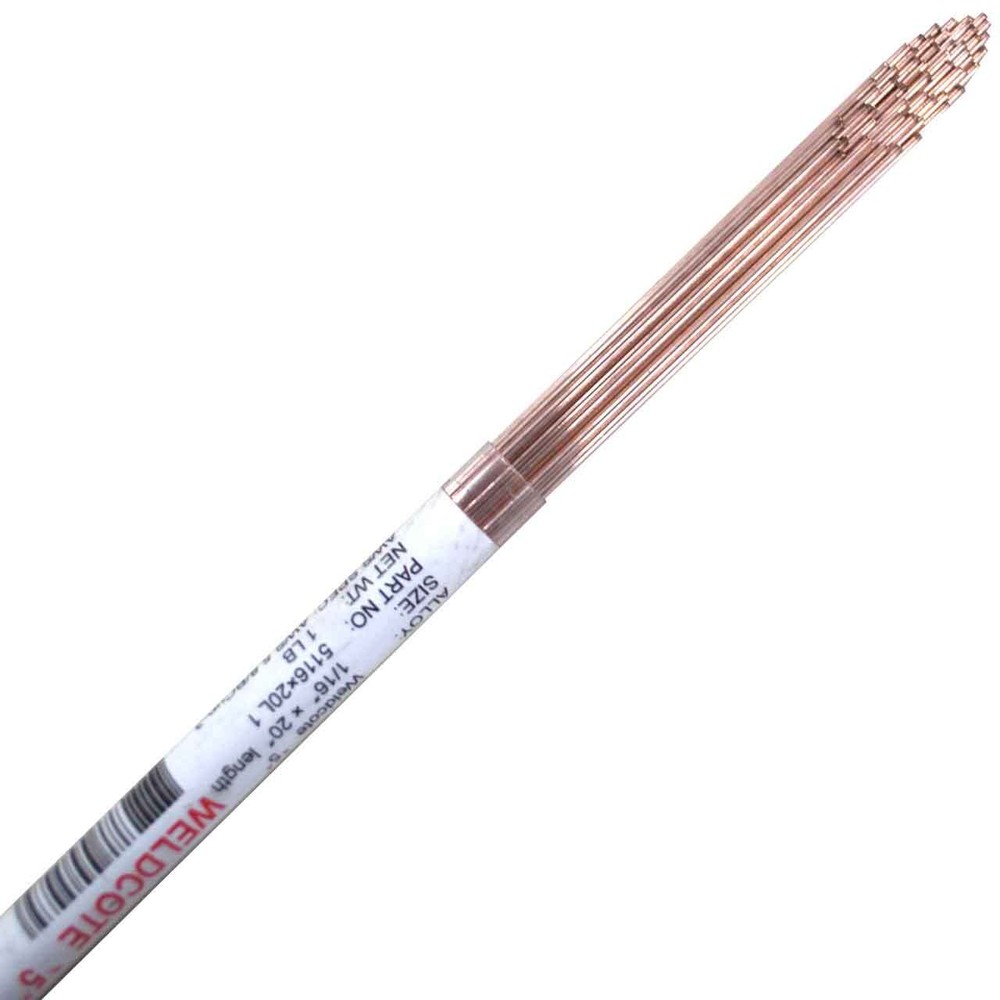 Weldcote "5" 1/8" x 20" 1 lb Phos-Copper Silver 5