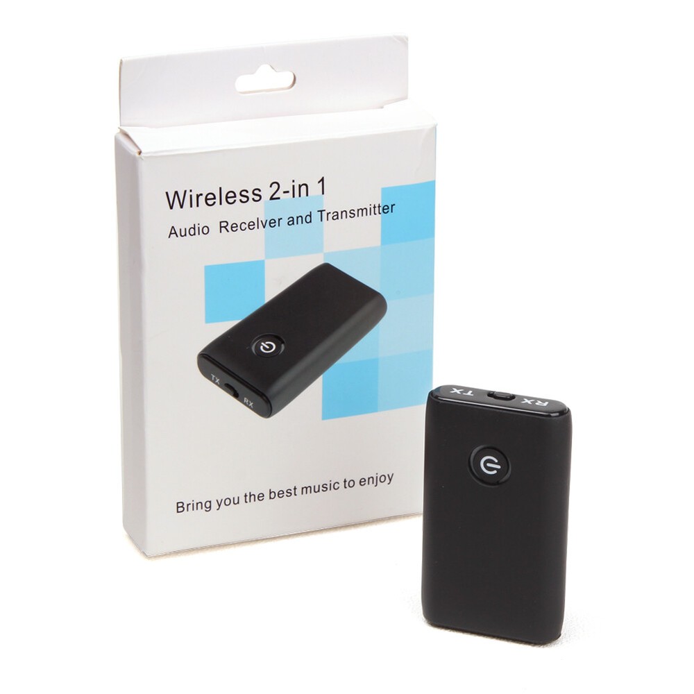 2in1 Bluetooth 5.0 Transmitter Receiver Wireless Audio 3.5mm Jack Aux Adapter US