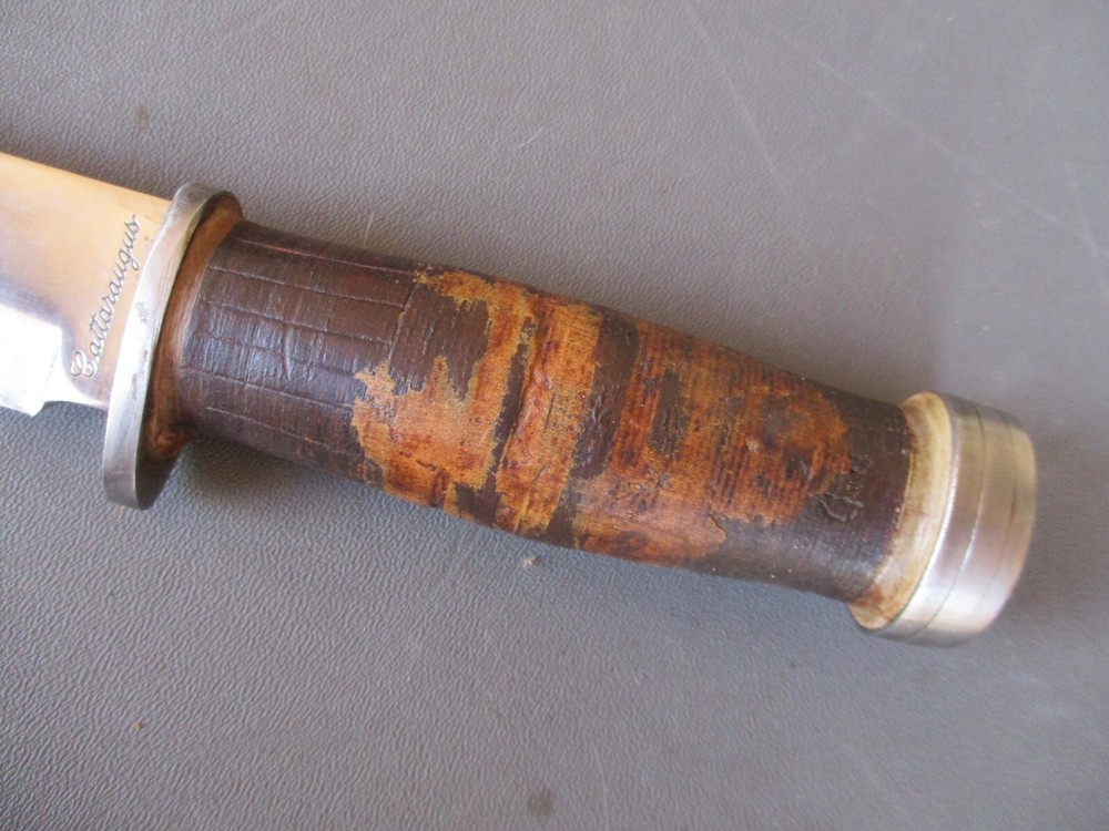 Original CATTARAUGUS 225Q Fighting Knife with Sheath