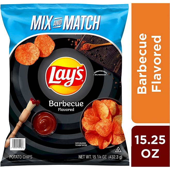 2 Pack - Lay's Barbecue Potato Chips (15.25 oz.)