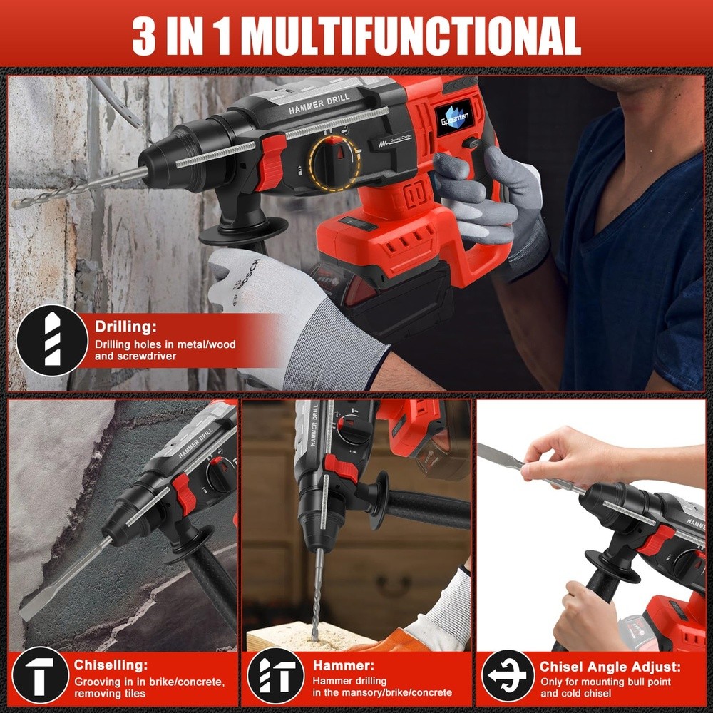 Concrete Rotary Hammer Drill Power Tool