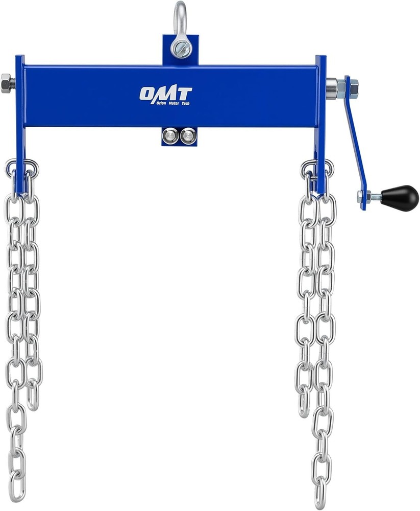 4000 lb Engine Hoist Load Leveler, 2 Adjustable Chains for Stable Engine Support