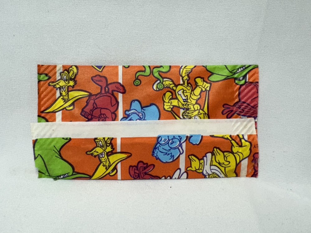 RARE 1991 Darkwing Duck Real Fruit Snacks EMPTY Wrapper HTF