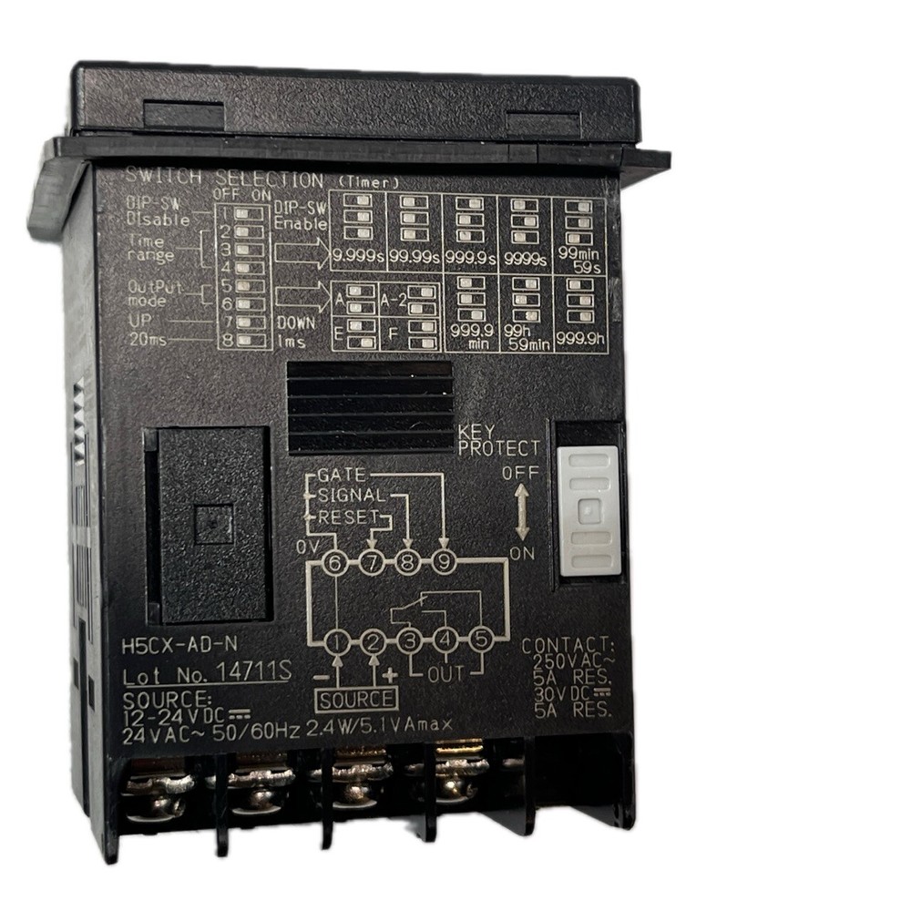 Omron H5CX-AD-N Panel Mount Digital Timer