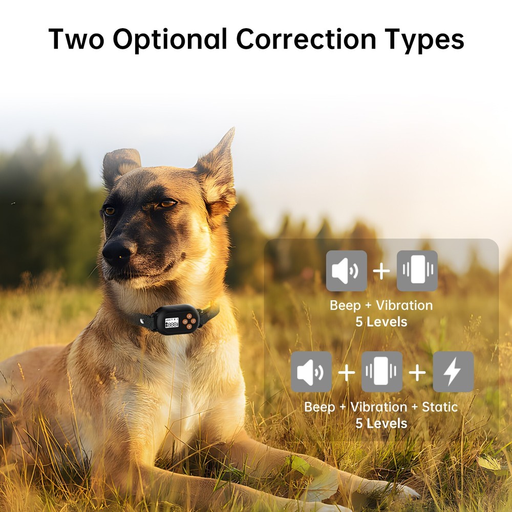 F820 GPS WIRELESS ELECTRONIC eDOG EFENCE COLLAR WATERPROOF Vibration or Static