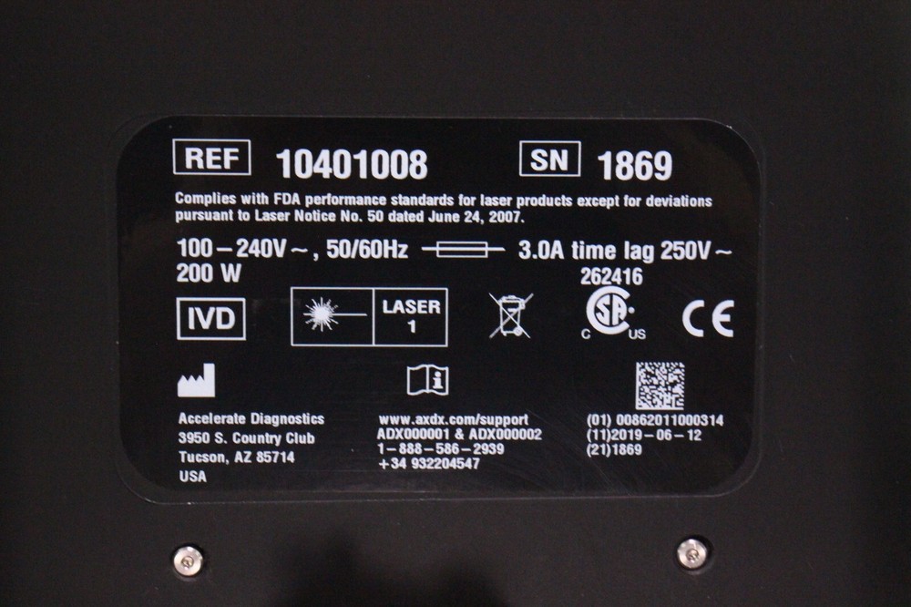 Accelerate Pheno Blood Analyzer Micro-organism Identification Phenotypic