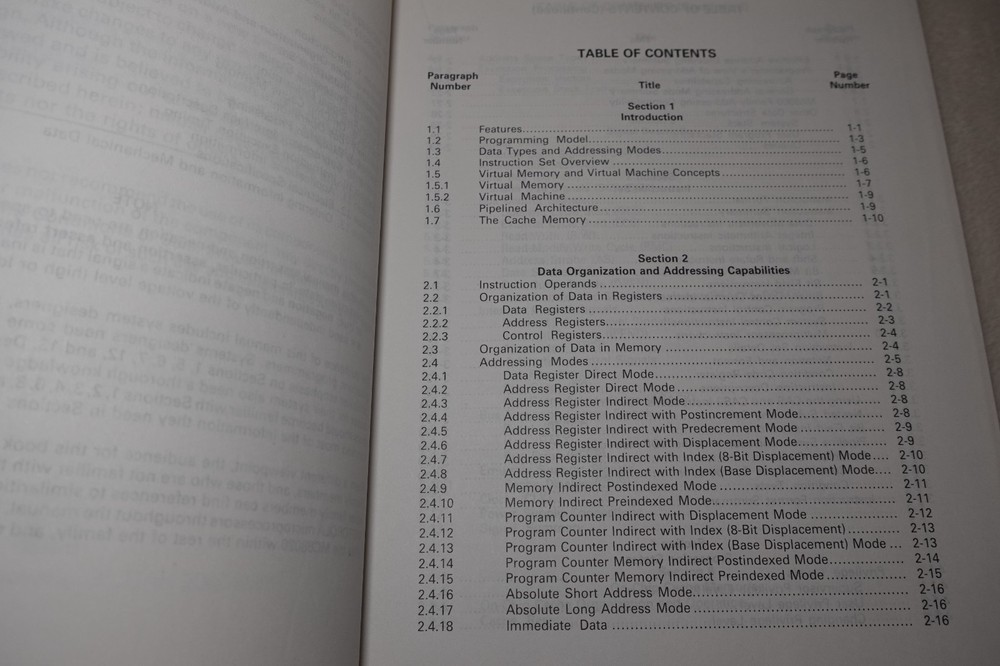 Motorola MC68020 32-Bit Microprocessor User's Manual 3rd Edition Publication