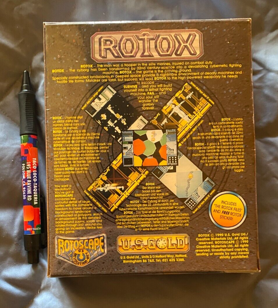 Rotox Atari 1040/520 ST NEW Disk By Rotoscape