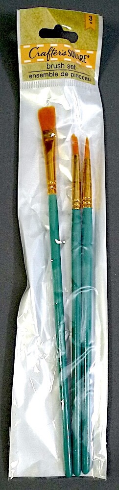 Crafter's Square 3 Piece Brush Set