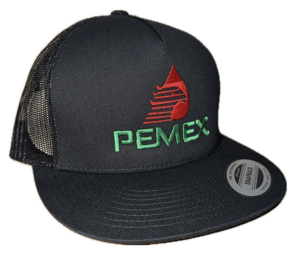 Pemex Black Trucker SnapBack