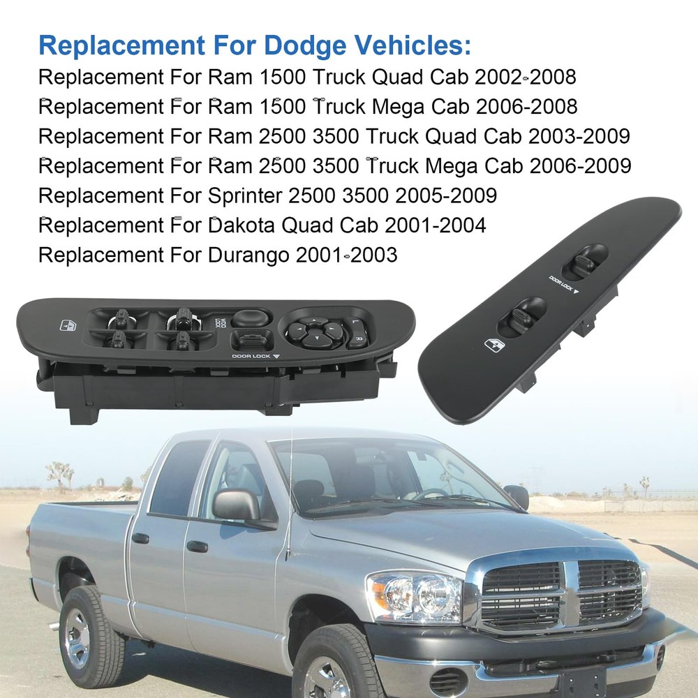 RUIANOMG Power Window Switch and Bezel Replacement