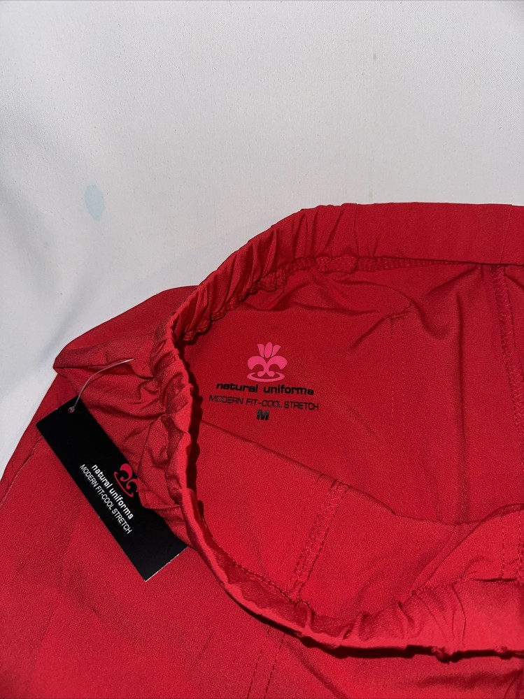 Red Natural Uniform scrub Size Medium BNWT