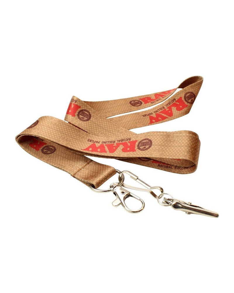Raw Logo Nylon Lanyard