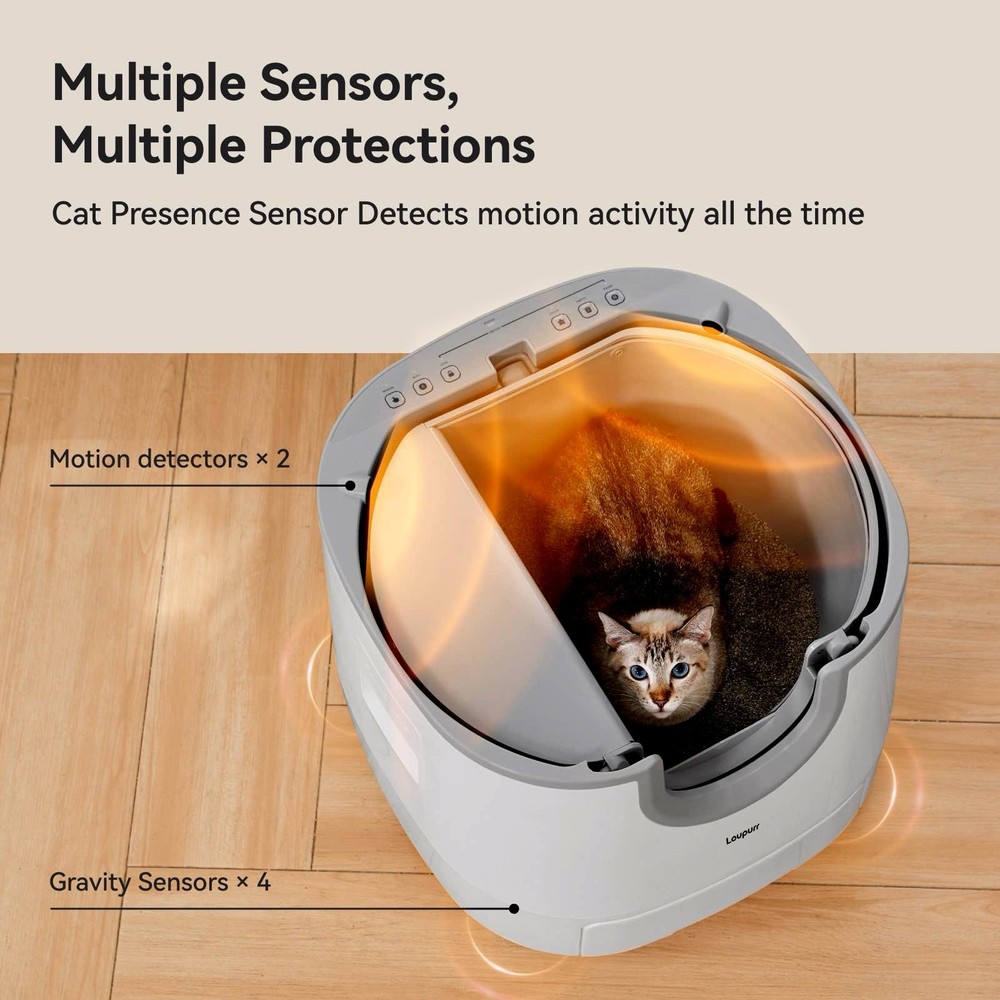 L1 Open-Top Automatic Cat Litter Box Self-Cleaning