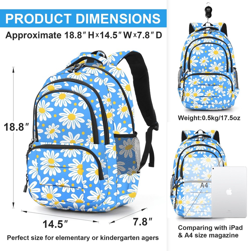 Lightweight Elementary Durable Backpack Student Kids Waterproof Backpack