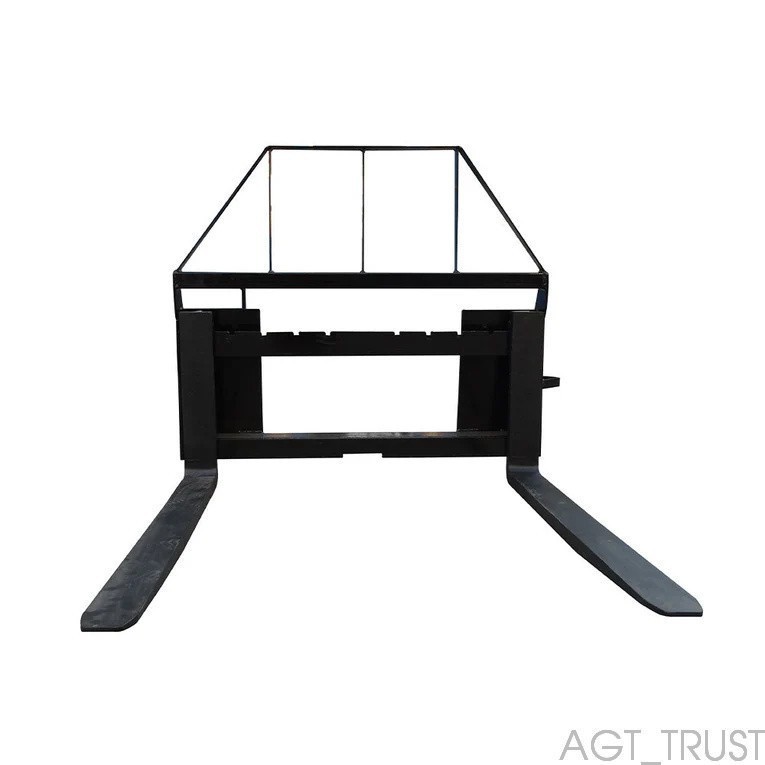 Agrotk 48in Pallet Fork Frame Attachment for Skid Steer Loader Accessories NEW