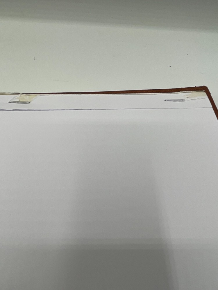 Castelli Leather Notebook Holder Shanley Invitational Embossed Italy Clover