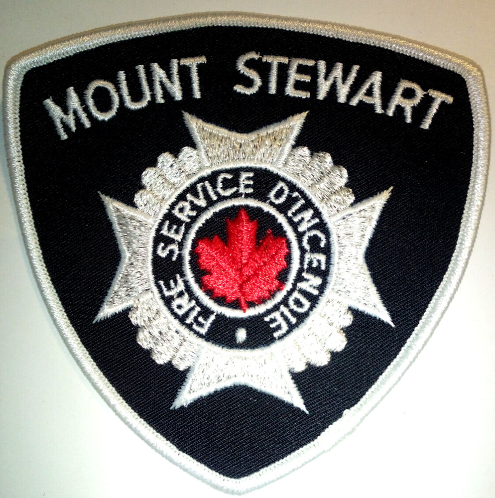 Mount Stewart Fire Department Patch Badge Crest