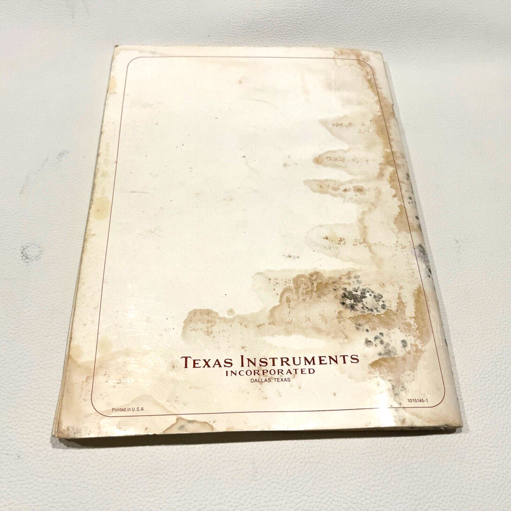 Texas Instruments SR-52 Slide Rule Calculator Program Workbook '76 &Promo Flyer