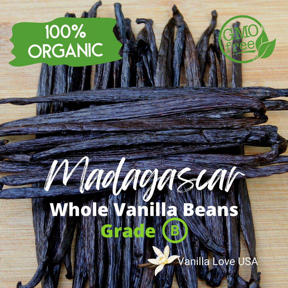 MADAGASCAR Vanilla Beans Extract Grade B (Perfect for Extract!)