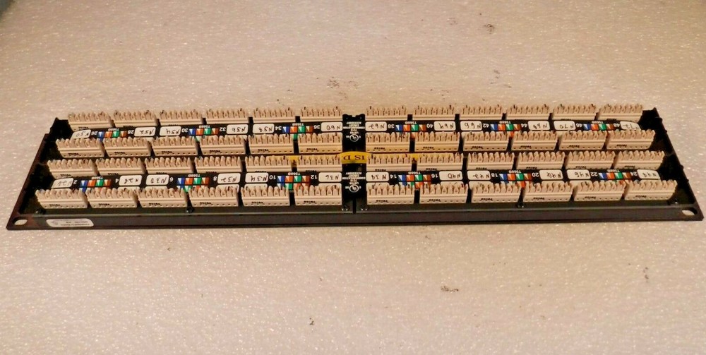 Pass & Seymour Olegrand 48845C5E 48-Port Communication Circuit Accessory Panel